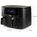 DOMO Dvojitá horkovzdušná fritéza 3+6l, digitální DO546FR