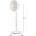 DOMO Stojanový ventilátor 2v1, bílý DO8156