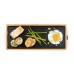 DOMO Bamboo Style Stolní elektrický gril Plancha (36x14cm/1000W) DO9270G