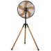 DOMO Stojanový ventilátor imitace dřeva, 45cm, 50W DO8146