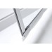 POLYSAN VITRA LINE zástěna bez držáku osušky, čtverec 800x800mm, pravá, čiré sklo