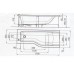 IDEAL Standard CONNECT vana 170 x 70/55 cm s IWS, pravá E020201