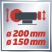 EINHELL Bruska mokrosuchá TC-WD 150/200 4417240