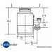 VÝPRODEJ InSinkErator M100 Evolution drtič kuchyňského odpadu ROZBALENO!!