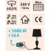 EXTOL LIGHT měřič spotřeby el. energie - wattmetr, kW, kWh, CO2 43900