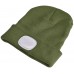 EXTOL LIGHT čepice s čelovkou, nabíjecí, USB, zelená, univerzální velikost 43192