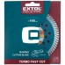 EXTOL INDUSTRIAL kotouč diamantový řezný 115x22,2mm TURBO FAST CUT