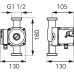 FERRO Oběhové čerpadlo 25-60, 180mm W0202