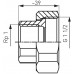 FERRO Šroubení k čerpadlu 6/4 "x1" SG17