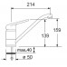 Franke SET G19 granitový dřez EFG 614-78 pískový melír + dřezová baterie FC 9541.085