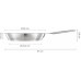 Fiskars All Steel Pure Pánev na smažení, 28cm 1065628