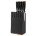 VÝPRODEJ FISKARS Functional Form blok černý s 5 noži (102638) 1014190 POŠKOZENÉ!!