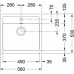 Franke Sirius SID 610, 560x530 mm, tectonitový dřez, ořechová 114.0205.050