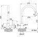 Franke SET G134 granitový dřez BFG 611 grafit + baterie FC 650.031 chrom