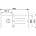 Franke Strata STG 614, 860x435 mm, Fragranitový dřez, onyx 114.0302.382