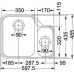 Franke Ariane ARX 160, 485x597,5 mm, nerezový dřez 122.0154.928