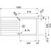 Franke Argos AGX 211-100 nerezový dřez, 1000x510 mm 127.0380.396