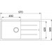 Franke SET G138 granitový dřez BFG 611 bílá led + baterie FC 9547.094 bílá led