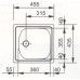 Franke Eurostar ETL 610, 455x435 mm, nerezový dřez,tkaná struktura 101.0067.345