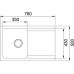 Franke SET T30 tectonitový dřez OID 611-78 bílý + baterie FP 9400 bílá 114.0366.038