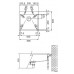 Franke Planar 8 PEX 210/610-51 TL, 505x505 mm, nerezový dřez + sifon 127.0203.475
