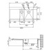 VÝPRODEJ Franke Planar PPX 251/651 TL /7, 1000x512 mm, nerezový dřez levý + sifon 127.0203.468 OHLE HRANY
