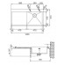 BAZAR Franke Planar PPX 211/611 /2 TL, 1000x512 mm, nerezový dřez pravý + sifon 127.0203.464 POŠKOZENÝ!!!