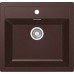 Franke SET T12 tectonitový dřez SID 610 hnědá + dřezová baterie FN 0147