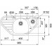 Franke Spark SKX 651 E, 960x500mm, dřez nerez 101.0617.552