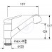 Franke SET N14 nerezový dřez EFL 614-78 tkaná struktura + dřezová baterie FC 9547.031
