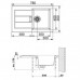 Franke Sirius SID 611, 1000x510 mm, tectonitový dřez hnědá 114.0120.459