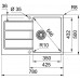 VÝPRODEJ Franke Sirius 2.0 S2D 611-78, 780×500mm, tectonitový dřez, šedá 143.0613.585 POŠKOZENÝ OBAL!!