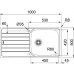 BAZAR Franke Spark SKX 611-100, 1000x500 mm, kuchyňský dřez, nerez 101.0504.059 OHNUTÉ ROHY!!