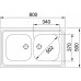 Franke Sara SXN 720 T, 800x500 mm, nerezový dvoudřez 103.0205.573