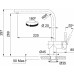 Franke FC 5489.501 ATLAS NEO SENSOR Dřezová baterie bez sprchy, černá 115.0625.525