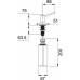 Franke Simple Dávkovač saponátu, 500 ml, Nerez 119.0281.898