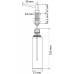 Franke Basic Dávkovač saponátu, 500 ml, Chrom 119.0084.687