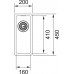 Franke BXX 210/110-16 Dřez, 200x450 mm, nerez 127.0371.512