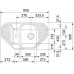 VÝPRODEJ Franke Euroform EFG 682 E, 905x505 mm, Fragranitový dřez, pískový melír 114.0285.858 ODŘENÝ!!!