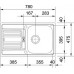 Franke Euroform EFL 614-78, 780x475 mm, nerezový dřez, Tkaná struktura 101.0286.01