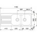 Franke Euroform EFN 621, 1160x475 mm, nerezový dřez 101.0120.103