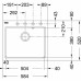 Franke Kubus KSG 238, 585x520 mm, fragranitový dřez, bílá led 114.0285.229