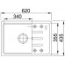 Franke Malta BSG 611-62, 620x435 mm, fragranitový dřez, grafit 114.0440.888