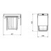BAZAR Franke Cube 30 (1x20 l,1x10 l) odpadkový koš 134.0039.554 POŠKOZENÝ OBAL!!