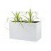 Samozavlažovací květináč G21 Combi bílý 56 x 28cm 6392480