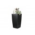 Samozavlažovací květináč G21 Linea černý 39cm 639243
