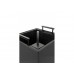 Samozavlažovací květináč G21 Linea černý 39cm 639243
