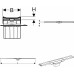 Geberit CleanLine Nerezový sprchový kanálek 20, 300-1600mm, leštěná/kartáčovaná nerez 154.453.KS.1