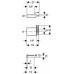 GEBERIT připojovací souprava pro WC, excentrická, s připevňovacím materiálem 405.116.00.1