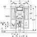 VÝPRODEJ Geberit Duofix montážní prvek pro závěsné WC, 112 cm, s nádržkou 111.375.00.5 POŠKOZENÁ IZOLACE!!